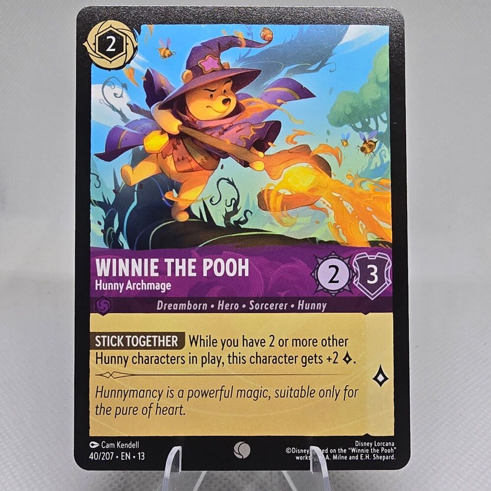 Winnie the Pooh - Hunny Archimage #40 Lorcana Attack of the Vine